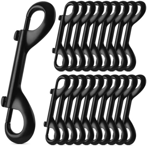 ERKOON 4.7 Inch Double End Trigger Snap Bolt Hooks for Horses (20 Pack)