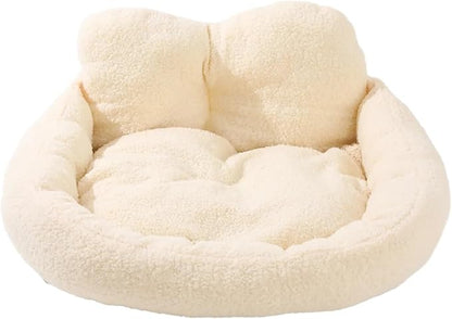 Pet Beds, Dog, Winter Warm and Thickened, Detachable and Washable, and Cat(Pink,50X45X25)