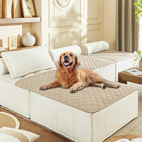 gogobunny Waterproof Blanket for Dogs，Couch Covers for Sectional Sofa