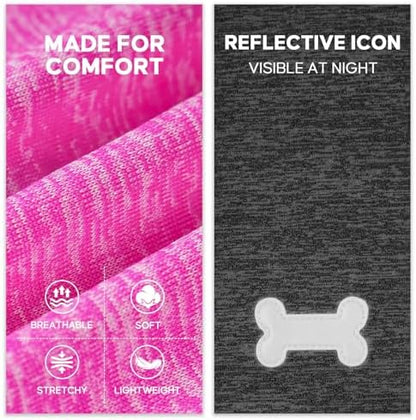 KYEESE 2Pack Dog Shirt for Small Dogs Sun Protection Tank Top with Sleeves