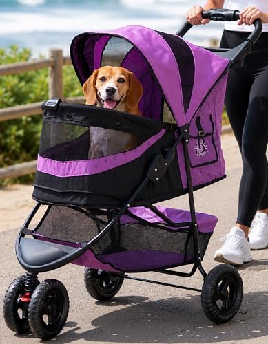 Pet Gear No-Zip Special Edition 3 Wheel Pet Stroller, Northern Lights