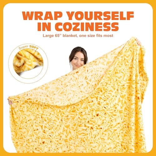 WHAT DO YOU MEME? Cozy Concepts Co. Ramen Comfort Blanket by Relatable