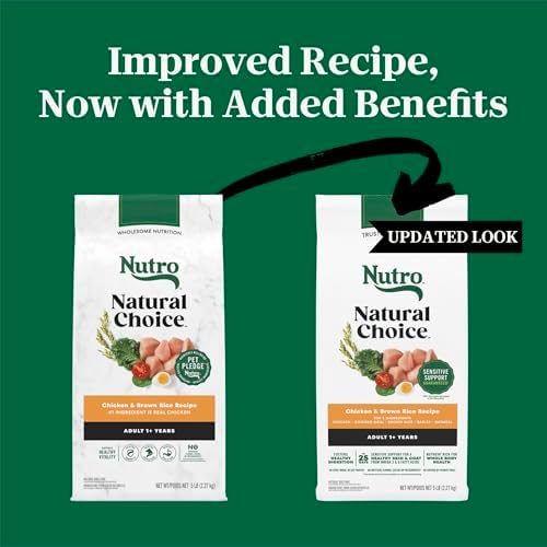 Nutro Natural Choice Adult Dry Dog Food, Chicken & Brown Rice Recipe, 5 lb
