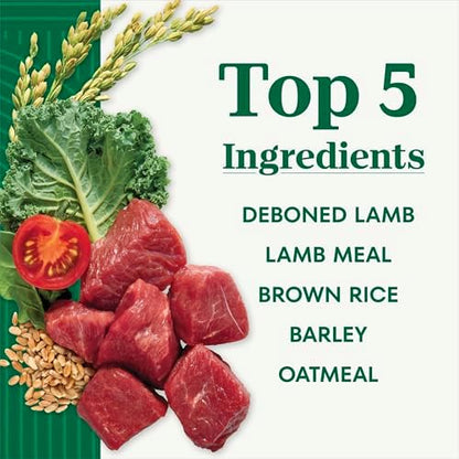 Nutro Natural Choice Adult Dry Dog Food, Lamb & Brown Rice Recipe, 12 lb