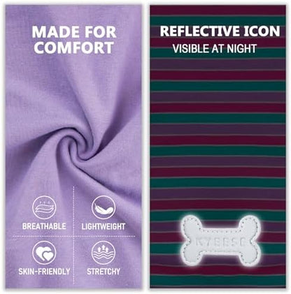 KYEESE 2Pack Cotton Dog Shirt for Small Dogs Soft Striped Tank Top