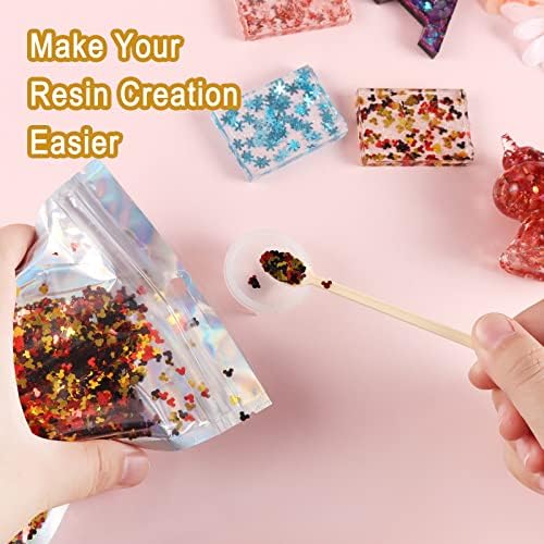 Renfio Mickey Mouse Shape Confetti Glitter for Resin 1.75 Oz 50g