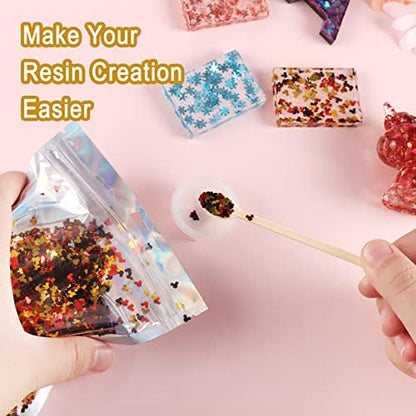 Renfio Mickey Mouse Shape Confetti Glitter for Resin 1.75 Oz 50g