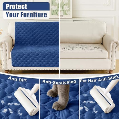Smiry Waterproof Dog Bed Cover Blanket, Reversible Pet Blanket