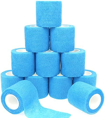 Self Adhesive Bandage Wrap Animal Cohesive Bandage Self Adherent Wrap First Aid Tape for Dogs Cats Horses Birds & Wrist Healing Ankle Sprain Swelling