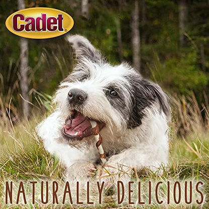 Cadet Gourmet Beef Hide & Duck Flavor Twists Dog Chew Sticks, 50 Count
