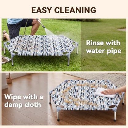 Elevated Dog Bed, Raised Cooling Dog Bed, Outdoor Dogs Cot Medium, Pet Cot