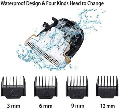 Highdas Dog Clippers for Grooming Low Noise, Cordless Electric Dog Grooming Kit Clippers Rechargeable, Quiet Dog Shaver, Pet Hair Trimmer Kit for Dogs & Cats (Silver)