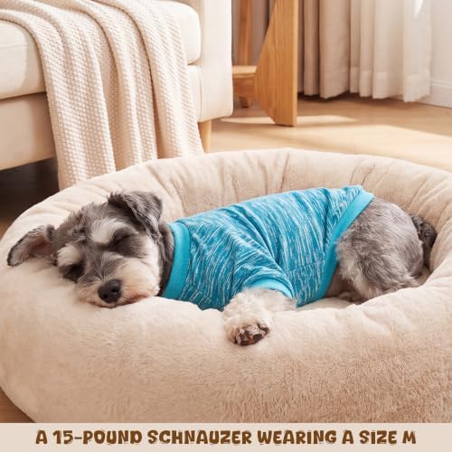 4 Pack Dog Sweater Fleece Warm Winter Coat for Small Medium Dogs
