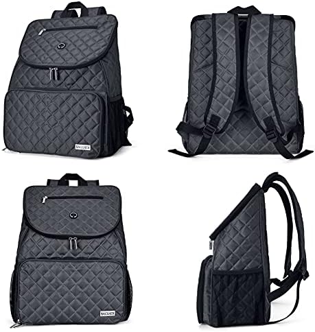 BAGLHER 丨Dog Travel Bag,Airline Approved Pet Supplies Backpack, Dog Travel Backpack with 2 Silicone Collapsible Bowls and 2 Food Baskets.