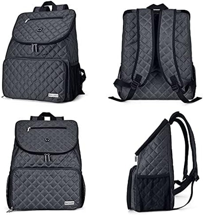 BAGLHER 丨Dog Travel Bag,Airline Approved Pet Supplies Backpack, Dog Travel Backpack with 2 Silicone Collapsible Bowls and 2 Food Baskets.