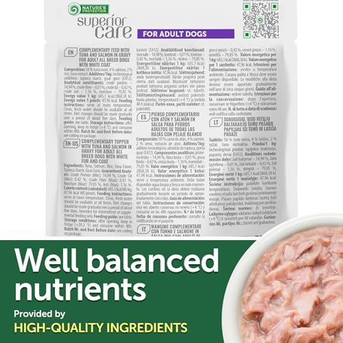 Nature's Protection Superior Care Wet Dog Food, Tuna & Salmon 24x 2.46 oz