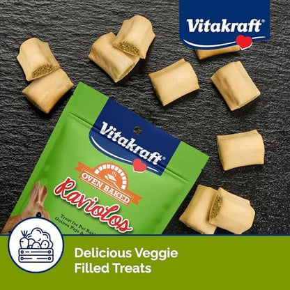 Vitakraft Raviolos Crunchy Treat - Rabbit Guinea Pig & Hamster 5 oz Biscuit