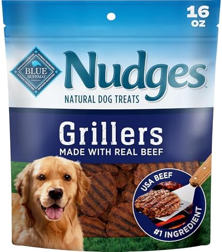 Blue Buffalo Nudges Grillers Beef Dog Treats, 16 oz