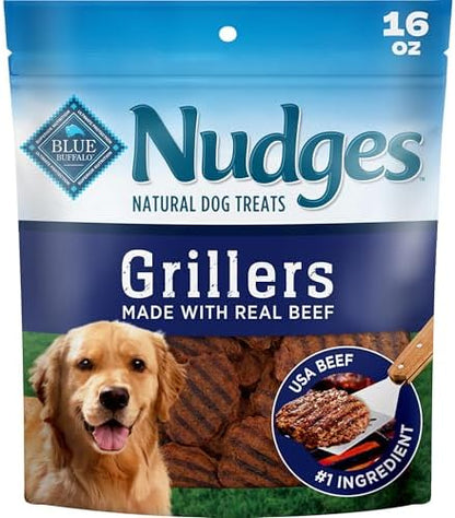 Blue Buffalo Nudges Grillers Beef Dog Treats, 16 oz