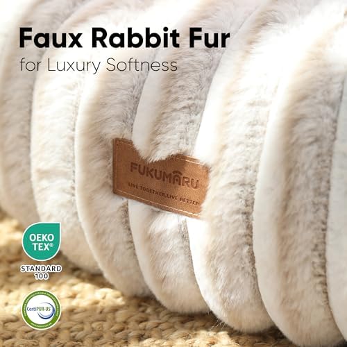 FUKUMARU Dog Bed, 30" Orthopedic Dog Beds for Medium Dogs, Donut Cat Beds