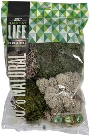 Sphagnum Moss for Terrarium Habitats, Small 1-Pack