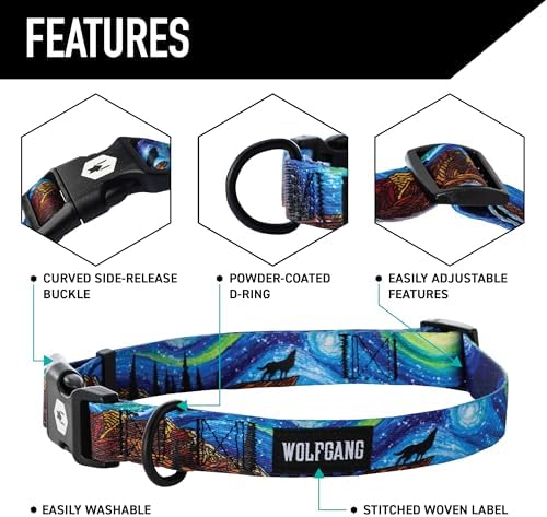 Wolfgang Martingale Collar Starrywolf XL