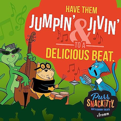 Fromm PurrSnackitty Chicken Flavor Snackitties Treats - Premium Soft & Savory Cat Treats - Pack of (3) 3 oz Bags