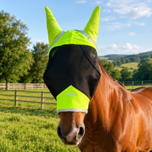 Horse Fly Mask for Horses with Ears