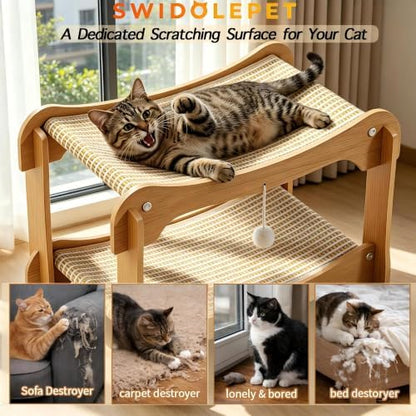 Two Level Sisal Cat Scratcher Bed