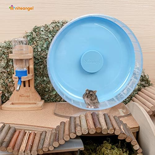 Niteangel Super-Silent Hamster Exercise Wheels: Quiet 10 inch Running Wheel