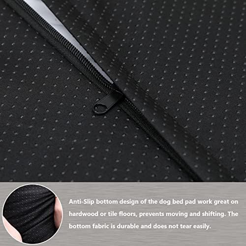 XXL Dog Bed Washable, Waterproof Large Crate Pad 48", Jumbo Plush Pet Mats