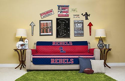 Pegasus Sports NCAA Microfiber Furniture Protector Cover with Elastic Straps