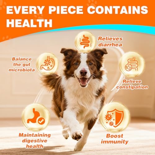 Probiotics for Dogs Dog Probiotics for Digestive Health Probiotic for Dogs Gut Health Itchy Skin Dog Probiotics for Diarrhea Dog Constipation Relief Gas for Dogs Immune Support Chicken Flavor 90ct