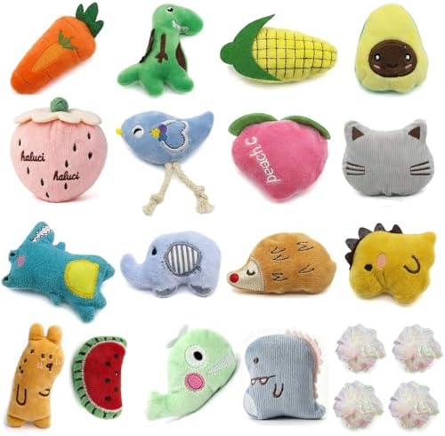 Cat Toys, Interactive Cat Toy for Indoor Cats, Soft and Durable Crinkle Sound Catnip Toys, Catnip Filled Mouse Cat Teething Chew Toy (Pack of 20)