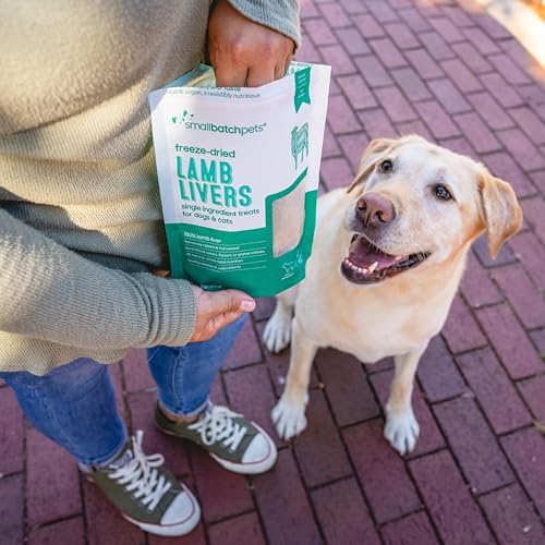smallbatch Freeze Dried Pasture-Raised Lamb Liver Dog & Cat Treats, 4oz
