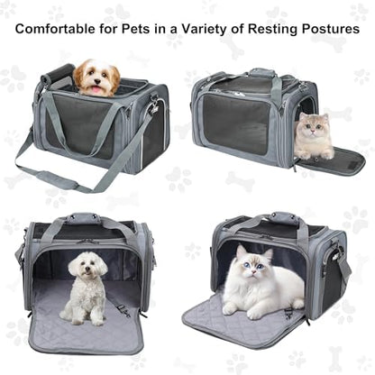 EliteField Deluxe Soft Pet Carrier for Cats and Dogs (3-Year Warranty)