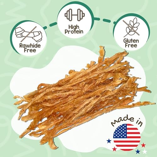 Nature Gnaws USA Turkey Tendons Dog Treats, 8 oz