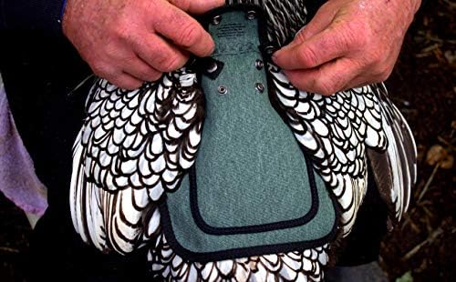 DOWN UNDER OUTDOORS Medium-Large Chicken Saddle Hen Apron Saver (Green)