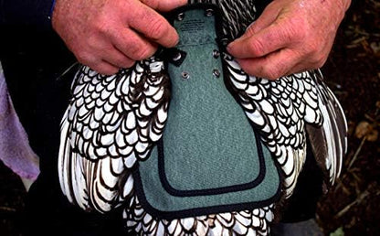 DOWN UNDER OUTDOORS Medium-Large Chicken Saddle Hen Apron Saver (Green)