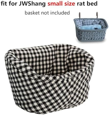 JWShang Small Rat Hammocks for Cage Chew Proof, Rat Warm Bed, Small Animal Hanging Hammock, Rat Cage Accessories for Small Animals Rat, Mouse, Guinea Pig, Chinchilla, Sugar Glider, Ferret