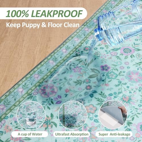 Washable Pee Pad for Dogs, 2 Pack Large Reusable Puppy Pads, 36"x36"