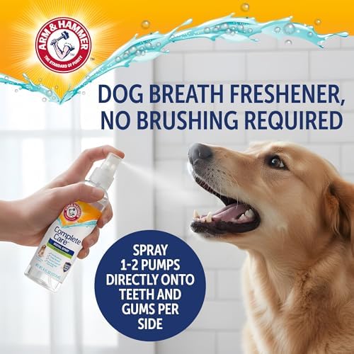 Arm & Hammer Complete Care Dog Dental Spray, Mint, 6 Fl Oz, 2-Pack