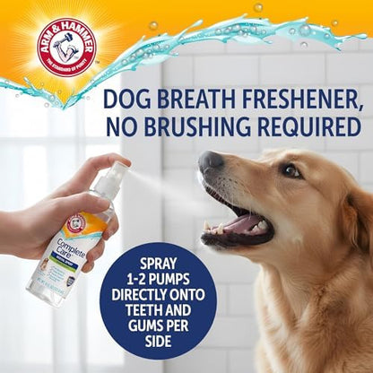 Arm & Hammer Complete Care Dog Dental Spray, Mint, 6 Fl Oz, 2-Pack