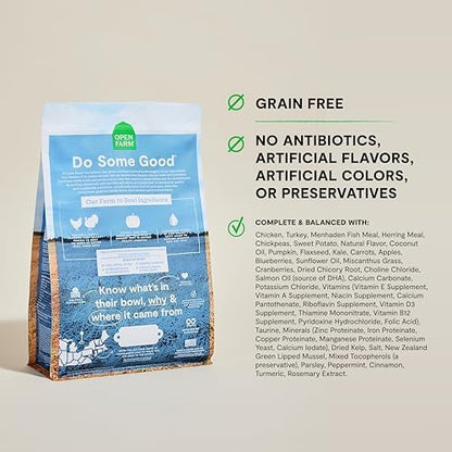 Open Farm Grain Free Dry Dog Food, Small Breed Kibble, 11lb Bag
