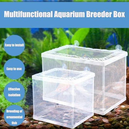 MY MIRONEY 6.3" x 5.63" x 6.22" Fish Incubator Mesh Box Pack of 2