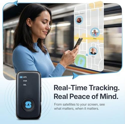 Spytec GPS Tracker for Vehicles & Kids, Mini Waterproof Magnetic Real-Time