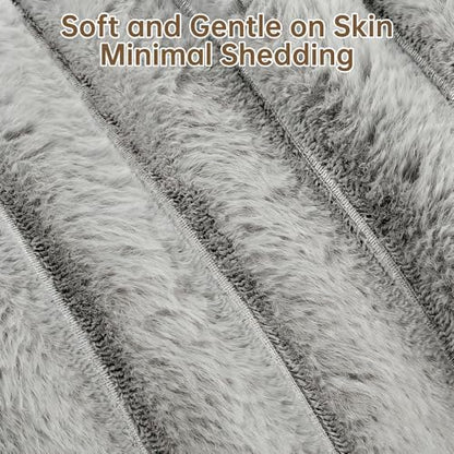 Donut Small Dog Bed Round Calming Kitten & Puppy Bed,20in Grey