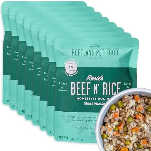 Portland Pet Food Company Fresh, Human Grade Dog Food Topper & Meal 8 Pack