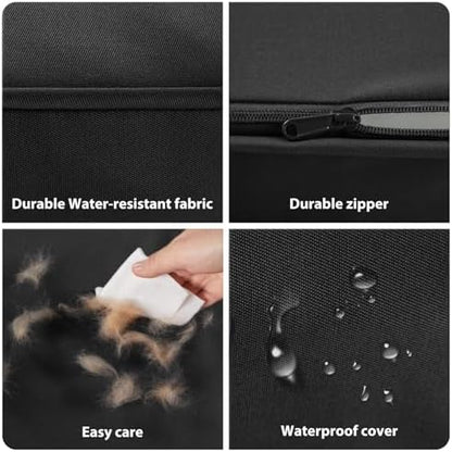 BFPETHOME Outdoor Waterproof Dog Bed for Large Dogs, Washable Cover, 54"