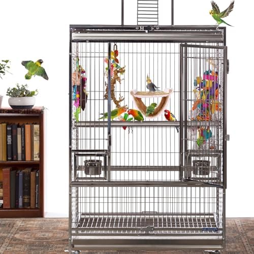 BWOGUE Bird Nest Bed Hanging Hammock, Parakeet Bed for Cage, Cockatiel Bed